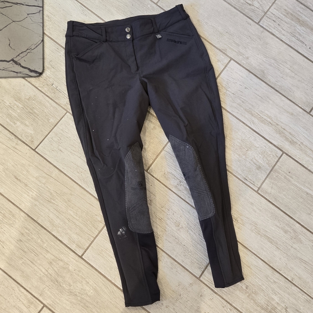 ROMFH Grey Riding Pants with Gray Accents